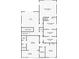 Second floor plan displaying the primary bedroom, bathrooms, loft, and laundry room at 6491 Wild Blue Ct, Las Vegas, NV 89135