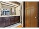 Bathroom featuring dual vanity, shower, and framed mirror at 6712 Kittery Dr, Las Vegas, NV 89107