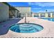The relaxing hot tub in the pool area of the community at 7054 Burcot Ave # G40, Las Vegas, NV 89156