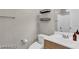 Bathroom featuring modern sink, toilet with bidet and white countertop, offering a spa-like experience at 9050 W Tropicana Ave # 1009, Las Vegas, NV 89147
