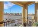 View from the balcony showcasing the neighborhood and open space at 1180 Solano Hills Ct, Henderson, NV 89002