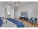 Airy bedroom showcasing a modern design with sleek furniture and tasteful decor at 154 Nine Mile Creek Dr, Las Vegas, NV 89138