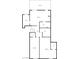 Second-floor plan featuring bedrooms with walk-in closets, bathrooms, and a balcony at 2685 S Tenaya Way, Las Vegas, NV 89117