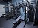Fully equipped home gym features free weights, fitness machines, and ample space for a complete workout at 270 Shaded Canyon Dr, Henderson, NV 89012
