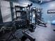 Home gym equipped with weight racks, exercise machines, and all the essentials for a complete workout at 270 Shaded Canyon Dr, Henderson, NV 89012