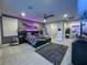 Stylish main bedroom with contemporary furnishings, ambient lighting, and access to a luxurious bathroom at 270 Shaded Canyon Dr, Henderson, NV 89012