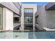 Modern home showcasing an open-air courtyard with multi-story architecture at 2787 La Bella Ct, Henderson, NV 89052