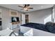 Bedroom with chair and large window providing an airy feel at 3217 Bertonico Ave, Henderson, NV 89044