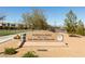 The Potenza Park signage at the entrance of the park in the Inspirada community at 3217 Bertonico Ave, Henderson, NV 89044