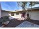 Backyard with garden, landscaping, and wood flooring at 3371 Royce Ct, Las Vegas, NV 89121
