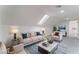 Living room featuring modern furniture and a skylight offering ample natural light at 3409 El Cortez Ave, Las Vegas, NV 89102