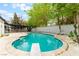 Enjoy outdoor living with a diving board, seating, and large private pool perfect for summer fun at 3409 El Cortez Ave, Las Vegas, NV 89102