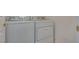 Bright laundry room featuring a white washer and dryer at 3750 Horseshoe Mesa St, Las Vegas, NV 89147