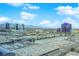 A scenic aerial view showcasing the vibrant city skyline and distant mountains at 4471 Dean Martin Dr # 2204, Las Vegas, NV 89103
