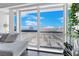 Breathtaking city view from the living room window with blue skies at 4471 Dean Martin Dr # 2204, Las Vegas, NV 89103