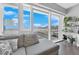 Bright living room with amazing city view from a large window at 4471 Dean Martin Dr # 2204, Las Vegas, NV 89103