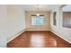 Formal dining area with hardwood floors, recessed lighting, and lots of natural light at 5505 Criollo Dr, Las Vegas, NV 89122