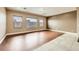 Bright and spacious living room boasting hardwood flooring and recessed lighting at 5505 Criollo Dr, Las Vegas, NV 89122