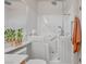 Modern bathroom with a walk-in tub, accessible features, and a bright, well-lit space at 570 Cypress Gardens Pl, Henderson, NV 89012