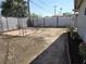 Backyard with a gazebo, minimal landscaping, and full perimeter fencing at 620 N 16Th St, Las Vegas, NV 89101