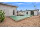The backyard features a patio area and a shed at 6508 Bourbon Way, Las Vegas, NV 89107