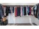 Walk-in closet with organized hanging space at 6661 Gallup Ct, Pahrump, NV 89060