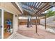 Covered outdoor patio area perfect for relaxing and grilling outside at 816 Antigua St, Las Vegas, NV 89145