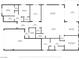 Detailed floorplan showcasing the layout of the bedrooms, living spaces, and bathrooms at 8393 Canyon Crevasse St, Las Vegas, NV 89166