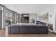 Elegant living room featuring a fireplace and modern décor at 1108 Pine Island Ct, Las Vegas, NV 89134