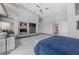 Spacious main bedroom with high ceilings, fireplace, and luxurious furnishings at 1108 Pine Island Ct, Las Vegas, NV 89134