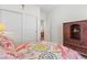 Bedroom boasts wood floors, a large closet, a light and bright feel, plus a cabinet at 1174 King Lark St, Henderson, NV 89011