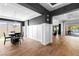 Dining area showcasing modern lighting, stylish decor, and an open design at 12169 Castilla Rain Ave, Las Vegas, NV 89138