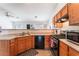 Open concept kitchen featuring laminate countertops and stainless steel appliances at 2117 Mountain Sunset Ave, North Las Vegas, NV 89031