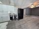 Kitchen featuring lots of counter space, a kitchen island, and stainless steel refrigerator at 2501 Capistrano Ave, Las Vegas, NV 89121