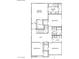 Second floor blueprint showing Primary bedroom, two bedrooms, Primary bath, bath, laundry, loft and walk in closet at 2674 Duneville St, Las Vegas, NV 89146