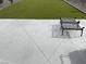 This patio features a gray concrete pad, dark gray accents, and comfortable furniture at 2674 Duneville St, Las Vegas, NV 89146