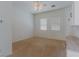 Bedroom with carpet flooring, ceiling fan, and natural light streaming through windows at 3658 Auckland Castle St, Las Vegas, NV 89135
