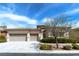Charming single-Gathering home featuring a three car garage, and low maintenance desert landscaping at 3658 Auckland Castle St, Las Vegas, NV 89135