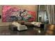 A modern lobby with comfortable seating, stylish art, and sleek flooring at 3722 Las Vegas Blvd # 1205, Las Vegas, NV 89158