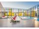 Inviting rooftop pool with lounging chairs and cabanas providing a luxurious outdoor experience with city views at 3722 Las Vegas Blvd # 1205, Las Vegas, NV 89158