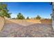 Spacious backyard featuring brick-paved patio area and a walled perimeter at 3736 Paseo De Paz Ave, Las Vegas, NV 89115