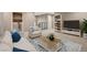 This is a virtual living room with cozy seating, modern decor, and an open space design at 3736 Paseo De Paz Ave, Las Vegas, NV 89115