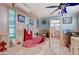 Bathroom with red tub at 405 Longtree Ave, Henderson, NV 89011