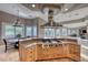Expansive kitchen featuring a large island with gas cooktop and a breakfast nook at 5 Via Ravenna Ct, Henderson, NV 89011