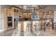 Bright kitchen featuring granite countertops, stainless steel appliances, and a breakfast bar with seating at 5 Via Ravenna Ct, Henderson, NV 89011