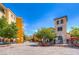 Charming town center with Bernard's Bistro, inviting storefronts, and tree-lined streets at 5 Via Ravenna Ct, Henderson, NV 89011