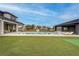 Spacious backyard featuring a sparkling pool and spa, perfect for outdoor enjoyment and relaxation at 6265 Iron Mountain Rd, Las Vegas, NV 89131