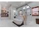 This bathroom features a walk-in shower, a soaking tub, and modern fixtures at 6265 Iron Mountain Rd, Las Vegas, NV 89131