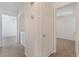 Hallway leading to laundry area, bedroom, and bathroom at 6808 Elm Creek Dr # 203, Las Vegas, NV 89108