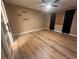 Bright bedroom features ceiling fan, neutral walls, and ample natural light at 7904 Greycrest Ct # 104, Las Vegas, NV 89145